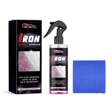 Homonth Wheel Paint Removal Iron Spray, Automobile Metal Rust Refurbishment Anti-Rust Care And Maintenance Cleaner_autovado.com