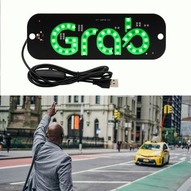 Roof GRAB Taxi TAXI Car USB License Plate Indicator Didi Light_autovado.com