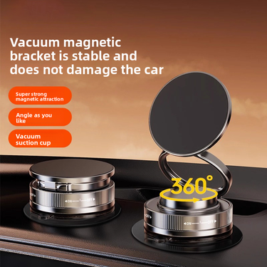2025 New Model Vacuum Magnetic Car Navigation Suction Cup Mount Phone Holder_autovado.com