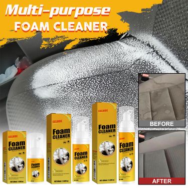 EELHOE Automotive Steering Wheel Foam Cleaner, Leather Seat Supplies Decontamination Multi-Functional Interior Cleaner_autovado.com