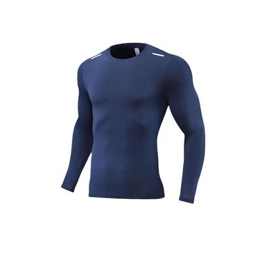 Men's Clothing Long-Sleeved Tights Breathable High-Elastic Quick-Drying Tops Running Fitness Training Clothes Sports Long Sleeves_autovado.com