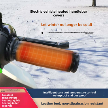 Kangre USB Motorcycle Heated Handlebar Muffs 5V Charging Three-speed Temperature Adjustment Battery Electric Vehicle_autovado.com