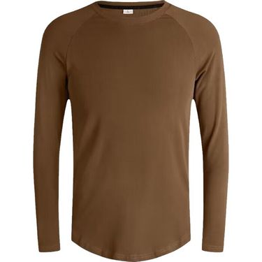 Men's Clothing Long-Sleeved Sports T-Shirt Cotton Training Suit Casual Thin Top Running Fitness Bottom_autovado.com