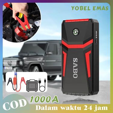 Power Bank 1000mAh Jumper Car Battery Jump Starter_autovado.com