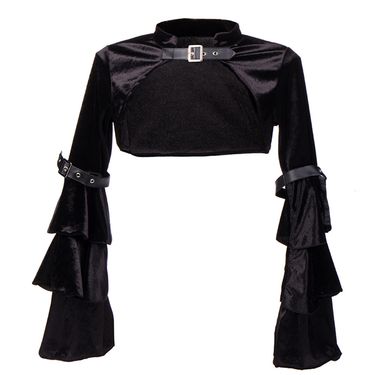 Women's Clothing Short slim dress coat Women's long sleeved small cape waistcoat Spring and autumn casual velvet small outerwear top_autovado.com