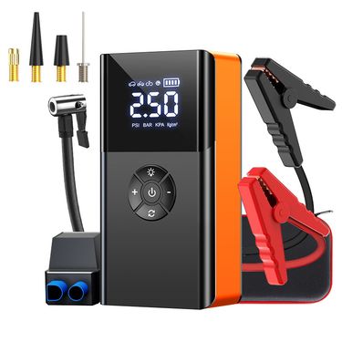 Jump Starter Air Pump Combo Car Battery Emergency Power Bank Ignition Tool_autovado.com