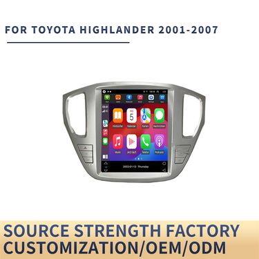 Suitable for Toyota Highlander Android Navigator 12.1 inch Car Audio GPS Navigation_autovado.com