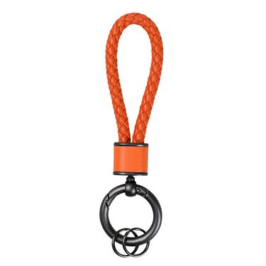 Fashion Braided Rope Anti Lost Keychain Chain Personalized Car Keychain Female Cute Women's Bag Key Pendant_autovado.com