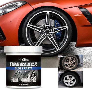 Car tire care cream Tire cleaning wheels decontamination Bright brightening durable rust remover_autovado.com
