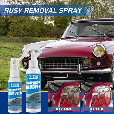 car iron powder rust removal spray anti rust remover car supplies decontamination rust remover cleaning supplies_autovado.com