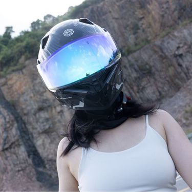 Orz Motorcycle Open Face Full Helmet, Tail Wing Knight, Bluetooth Motorcycle, Men's And Women's Winter Personalized_autovado.com