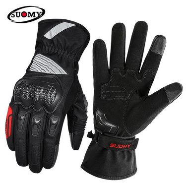 Motorcycle Winter Gloves Waterproof Warm Riding Motorbike Off-road Anti-drop Windproof Touchscreen Rider Gear Long Men_autovado.com