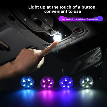 Roof Car Interior Modification Decoration Supplies Wireless Sensor Door LED Atmosphere Lights_autovado.com