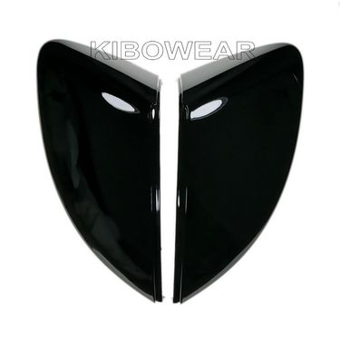 Black Side Wing Mirror Cap Covers for Auto A3 S3 8V 2013 2014 2015 2016 2018 2017 2019 Replace (Glossy Pearl Black) 2020_autovado.com