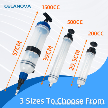 Fluid Extractor Filling Change Syringe Bottle Transfer Car Fuel Extraction Oil Pressing Pump Manual Tool_autovado.com
