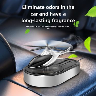 Car perfume car aromatherapy car deodorant long-lasting fragrance light fragrance solar helicopter decoration_autovado.com