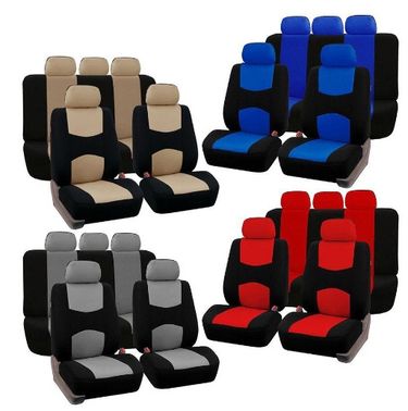 General Motors Seat Cover 5-seat Car Cushion 9-piece Flat Fabric Cushion Car Cover_autovado.com