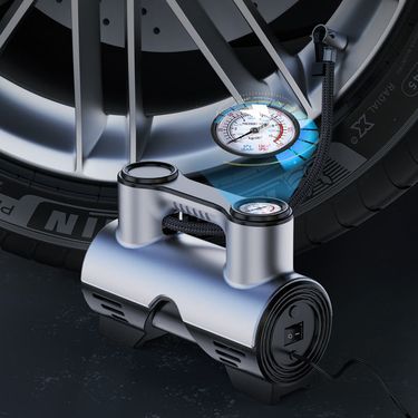 Car mounted inflation pump, portable electric car tire inflation pump, automatic high pressure_autovado.com