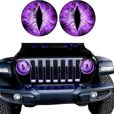 Popular Beast Eyes Headlight Decals Off road Beast Eyes Car Stickers Wrangler Headlight Stickers_autovado.com