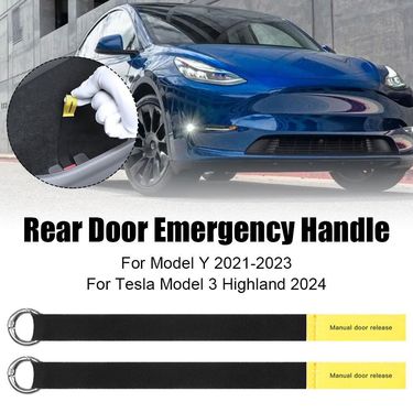 Suitable For Tesla Model 3/Y Physical Lock Mechanical Switch Unlocking And Rear Door Emergency Handle_autovado.com