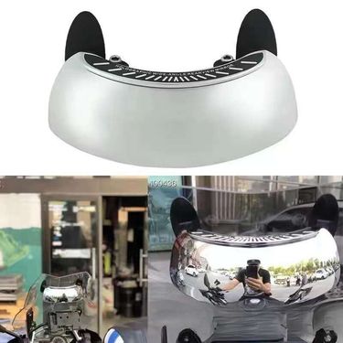 Motorcycle Off-road Vehicle Modification Accessories: 180 ° Wide-angle Rearview Mirror, Full Angle, No Blind Spots, Large Angle Re_autovado.com
