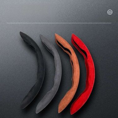 Steering Wheel For High-end Winter Thick Anti Slip And Sweat Absorbing Trucks, Summer Suede Car Handle Cover_autovado.com