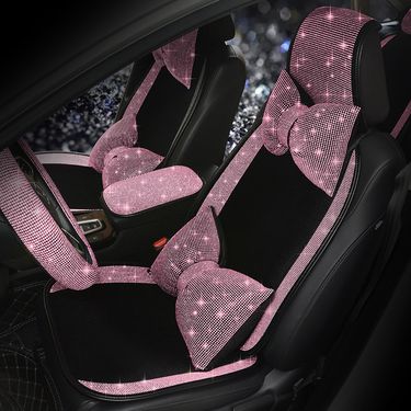 Pik Diamod Ilaid Sigle Piece Iteret Famous Car Iterior Rear Seat Goddess Style Four Seasos Geeral Motors_autovado.com