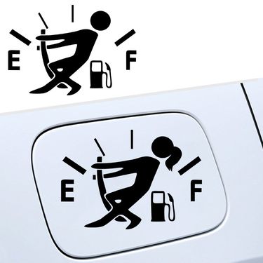 Car Tank Cap For Men And Women, Decorative Car Fuel Explosion Gauge Stickers, Funny Creative Stickers_autovado.com