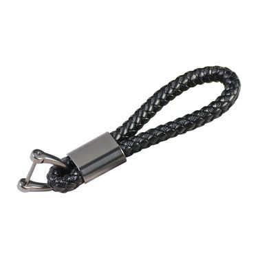 Simple Braided Rope Keychain Car Leather Decorative Keychain Fashion Creative Bag Portable Anti Lost Horseshoe Buckle_autovado.com