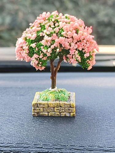 New car mini simulation flower creative interior control panel micro wishing tree landscape decoration accessories_autovado.com