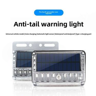 Fourth Generation Touch Sensitive Solar Powered Truck Anti Rear End Warning Reverse Lighting Lights, Wiring Free_autovado.com