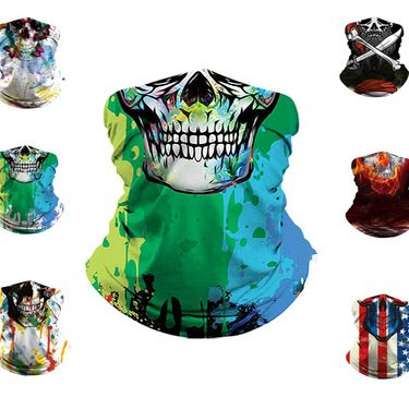 LazyZoom Neck Gaiter Couple Style Sports Outdoor Dustproof Cycling Face Mask Gear Magic Summer Sun Protection Headscarf_autovado.com