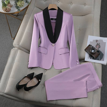 Women's Clothing Light luxury high-end professional suits fashionable temperament goddess style green suit jacket_autovado.com