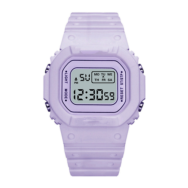 green small square watch student youth outdoor sports waterproof multi-function LED electronic watch_autovado.com