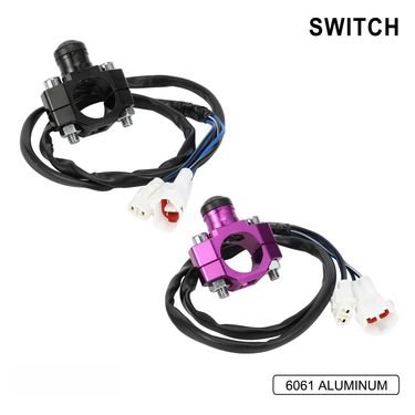 Universal Motorcycle Starter Switch - High-Quality Aluminum Alloy Upgrade For Enhanced Durability & Performance_autovado.com