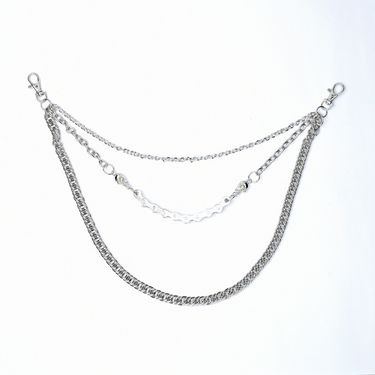 HOT Punk Waist Sier Trousers Men Jeans Belt for Pants Cool Metal Rock Chain Hiphop Summer Jewelry Man_autovado.com