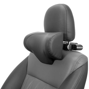Car headrest multifunctional adjustable leather pillow neck pillow car memory foam main and auxiliary driving bracket head_autovado.com