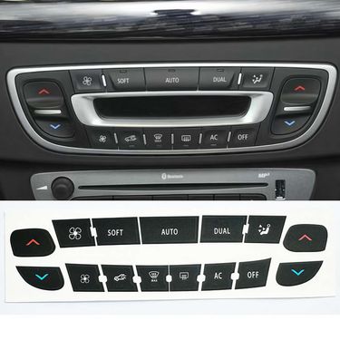 Suitable For Renault Megane/Master Air Conditioning Control Panel Button Repair Sticker/_autovado.com