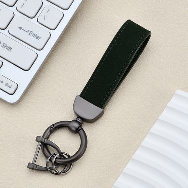New Leather Key Chain Key Ring Multi-color Key Accessories Fur Key Chain_autovado.com