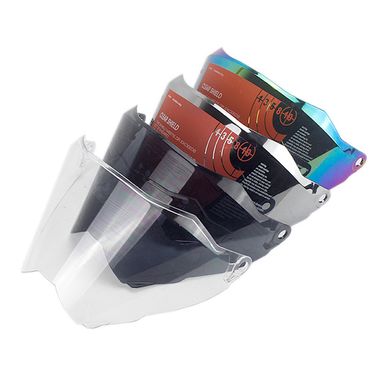 WLT 128 Motorcycle Helmet Visor - Anti-Fog, High Clarity, UV Protection, Scratch Resistant (Smoke, Silver, Tinted, Clear Options)_autovado.com