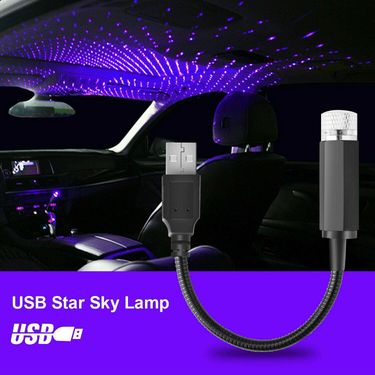 Car Interior Armrest Box, Ceiling Ambient Car Mounted Full Star Projection Light, Starry Sky Light_autovado.com