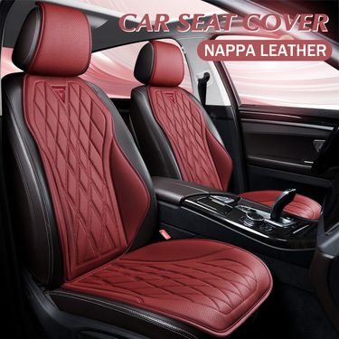 Universal Cushion Nappa Leather Breathable Covers Comfortable Four Seasons Auto Seat Protector Car Chair Pads_autovado.com