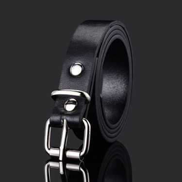 HOT Boys Girls Design Vintage Retro Pin Buckle Waistband Trouser Dress Belts Children Leather Belt Thin Waist Strap_autovado.com