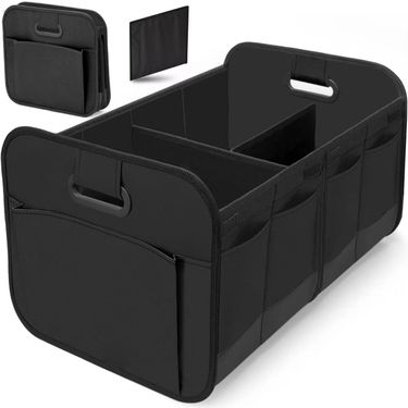 Car Storage Organizer – Foldable Oxford Trunk Box (Waterproof & Multi-Compartment)_autovado.com
