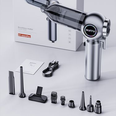 Car vacuum cleaner brushless high-power hand-held blowing suction one home car dual use_autovado.com