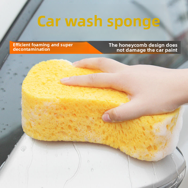 Car Large Size, Sponge, Water Absorbing, Thickened Honeycomb Sponge Block, Washing Tool, Car Cleaning Tool_autovado.com