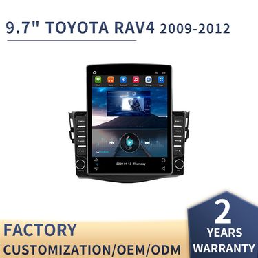 Suitable for Toyota RAV4 vertical screen car navigation system Android large screen 9.7 inch reversing image central control display_autovado.com