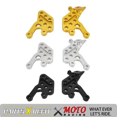 Heavy-Duty Adjustable Footrest Side Stand Bracket For Off-Road E-Bike & Mountain Bike Conversion Kit (Gold/Silver/Black, 3 Sizes)_autovado.com