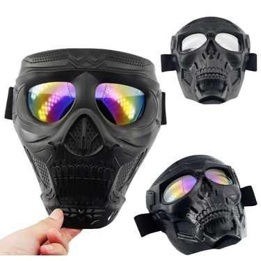 Skull Protective Face Mask, Helmet, Off-road Motorcycle, Windproof Goggles, Outdoor Tactical Goggles_autovado.com