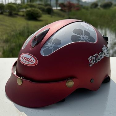 Youth Student Electric Motorcycle Lightweight Breathable Sunscreen Summer Spring And Autumn Half Helmet Ventilation_autovado.com